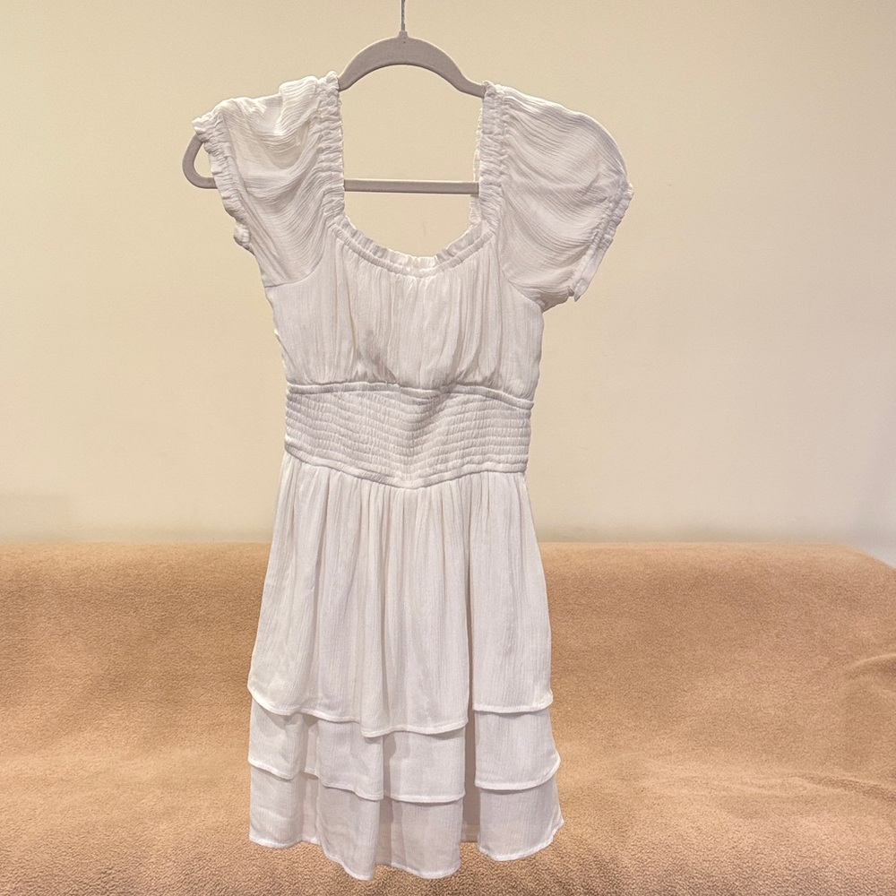 Hollister White Mini Dress